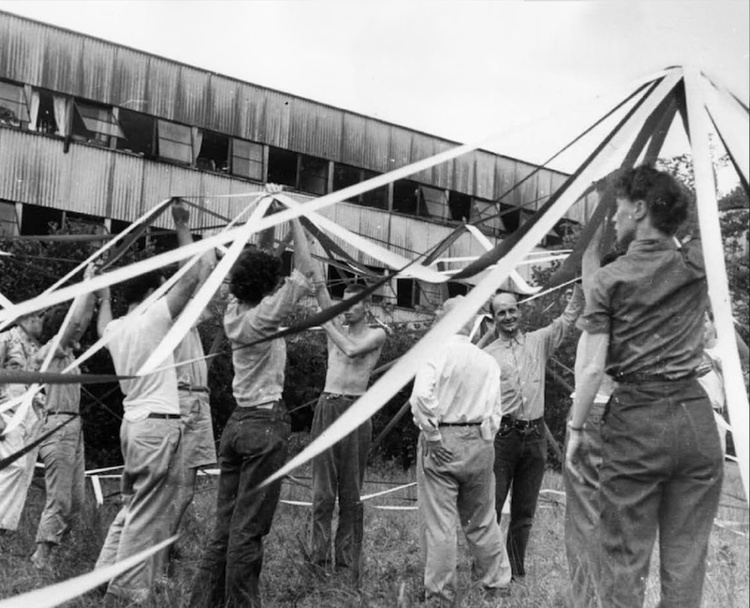 1948 Buckminster Fuller Architecture Class at Black Mountain College