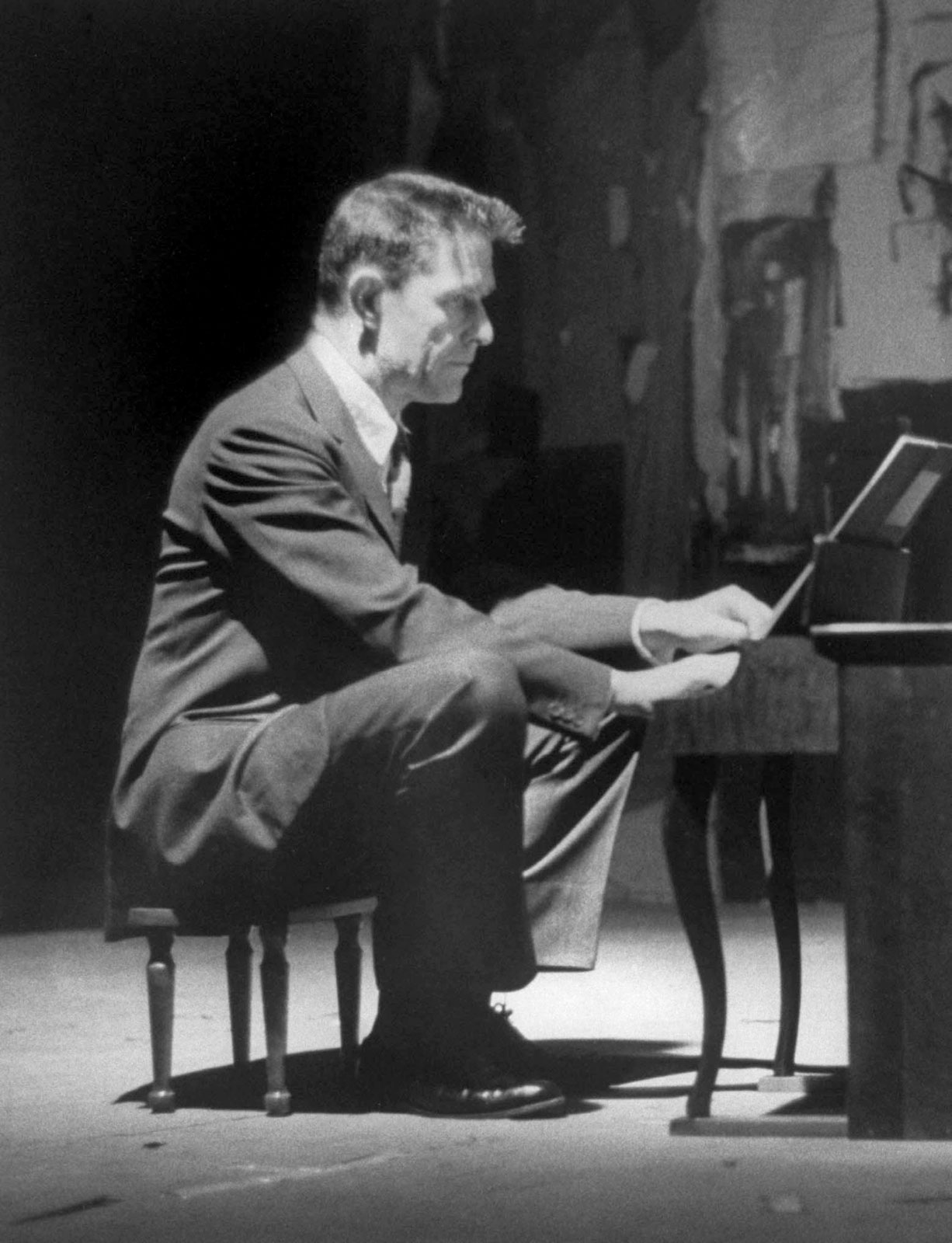 Photograph of John Cage from BMC